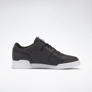 Adidasy Damskie Reebok Workout Plus Czarne/Białe/Czerwone PL 38MKQRB